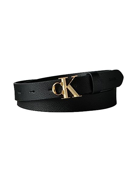 Calvin Klein Ledergürtel FACTED CK BUCKLE 25MM PEBBLE Größenverstellbar mit günstig online kaufen