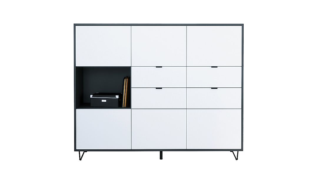Vladon Highboard Marino (Highboard mit 6 günstig online kaufen