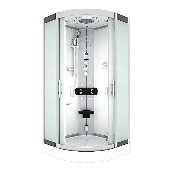 AcquaVapore Dampfdusche Duschtempel Sauna Dusche Duschkabine D46-10M3-EC 90 günstig online kaufen