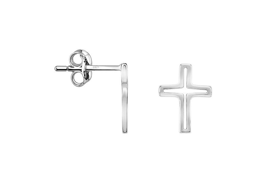 Sofia Milani Paar Ohrstecker Kreuz, 925 Silber Damen Schmuck - E1642 günstig online kaufen