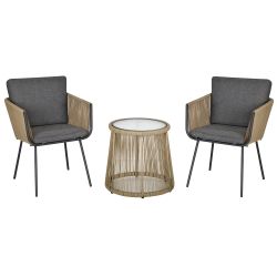 Outsunny Gartenlounge-Set Rattan Gartenmöbel-Set mit 2 günstig online kaufen