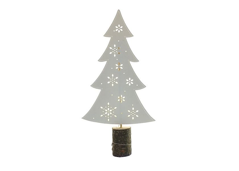 Coen Bakker Deco BV LED Dekolicht LED Dekolicht Papier Baum weiß mit 10 LED günstig online kaufen