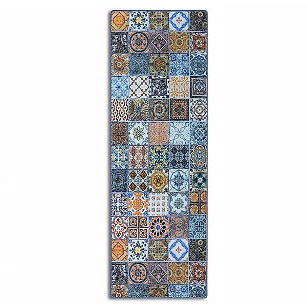 KARAT Teppichläufer Bonita nach Maß Wohnteppich im Patchwork Design 80 x 10 günstig online kaufen