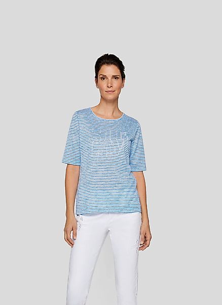 Rabe Rundhalsshirt, im Streifenlook und mit Nieten günstig online kaufen