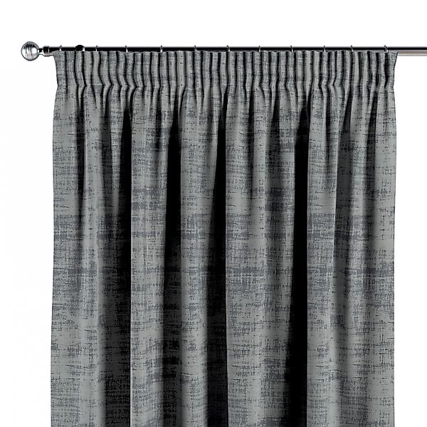 Vorhang mit Kräuselband, grau, Velvet (704-32) günstig online kaufen