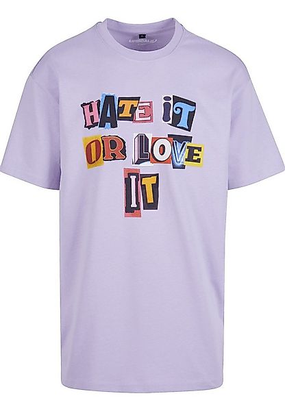 Upscale by Mister Tee T-Shirt Upscale by Mister Tee Unisex Hate it or Love günstig online kaufen
