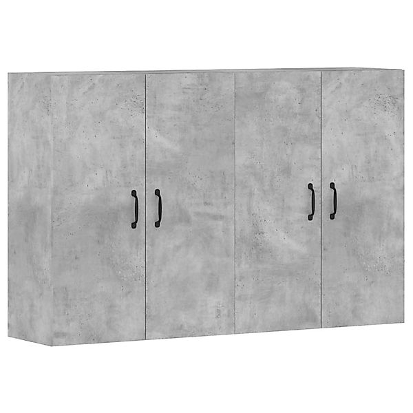 vidaXL Wandschränke 2 Stk Betongrau Holzwerkstoff 3197884 günstig online kaufen