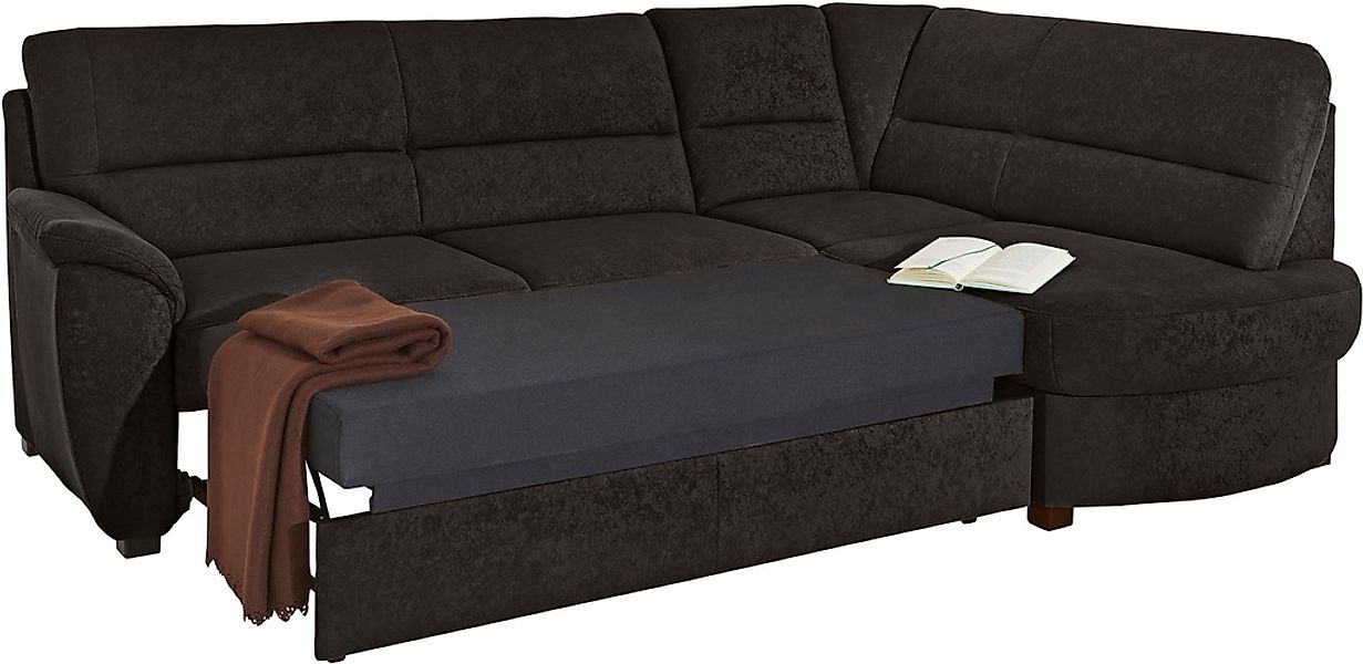 sit&more Ecksofa »Pandora L-Form«, wahlweise mit Bettfunktion und Bettkaste günstig online kaufen