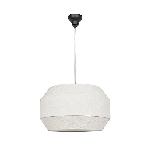 MARKET SET Pendellampe Cosiness, Ø 46 cm, weiß, Stoff günstig online kaufen