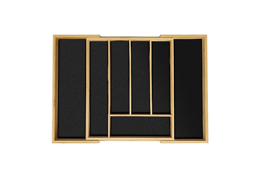 relaxdays Besteckkasten Ausziehbarer Besteckkasten günstig online kaufen