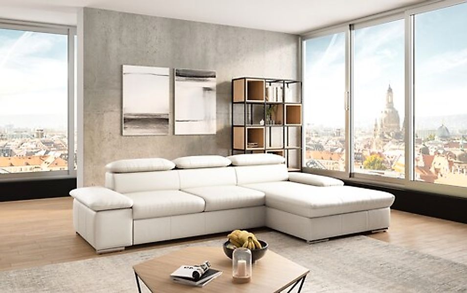 sit&more Ecksofa »Valantine L-Form, B: 286 cm« mit Arm- & Kopfteilverstellu günstig online kaufen