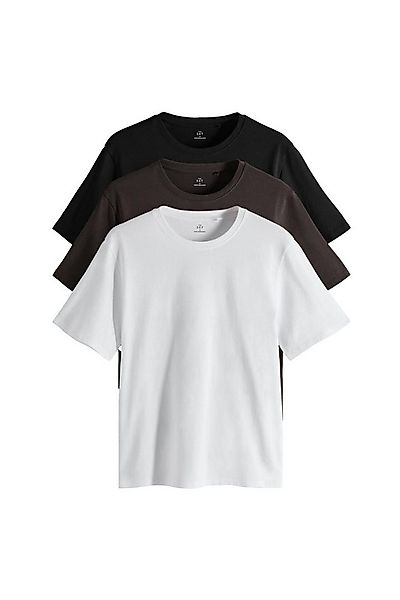 The Set T-Shirt The Set Relaxed Fit Kurzarm-T-Shirts im 3er-Pack (3-tlg) günstig online kaufen