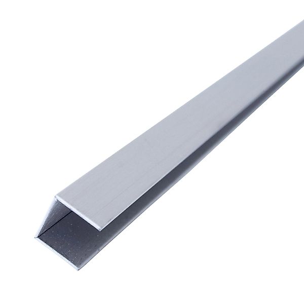 Dalsys Fliesenschiene U-Profil 2,5m x 10mm Edelstahl Gebürstet günstig online kaufen