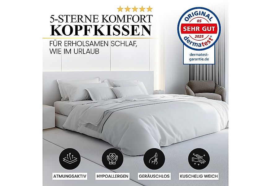 Gentle North Microfaserkissen Hochwertige Kopfkissen in Hotelqualität versc günstig online kaufen