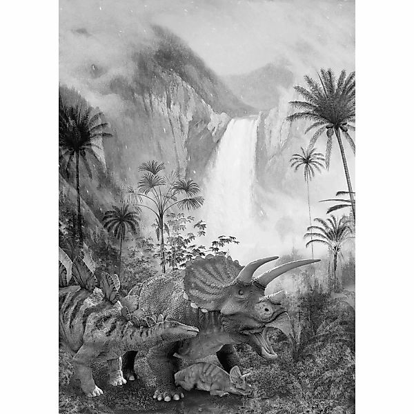Komar Vliesfototapete Jurassic Waterfall 200 cm x 280 cm günstig online kaufen