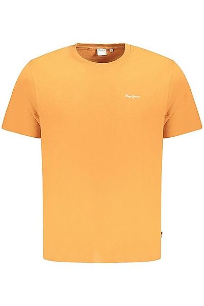 Pepe Jeans T-Shirt Herren Kurzarm T-Shirt in Orange aus nachhaltiger günstig online kaufen