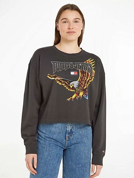 Tommy Jeans Sweatshirt TJW RLX CRP VINTAGE EAGLE CREW mit coolem Vintage Ad günstig online kaufen