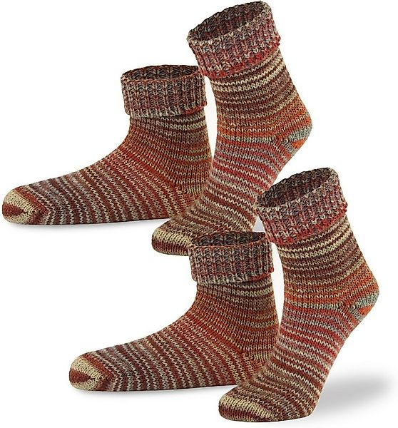 normani Thermosocken 2 Paar Skandinavische Wollsocken mit Umschlag (2 Paar) günstig online kaufen