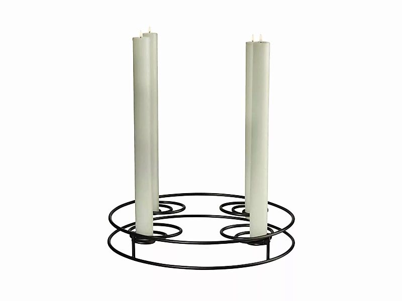 ASA Kerzenleuchter ASA Kerzenständer rund multifunktional Ø 24,5 cm (schwar günstig online kaufen