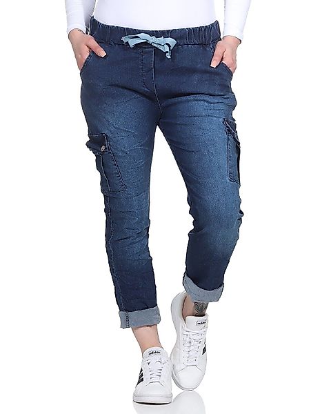 CLEO STYLE Jogginghose Damen Jogginghose Jeans günstig online kaufen