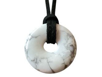 Steinfixx® Lange Kette echter Edelsteindonut 30 günstig online kaufen