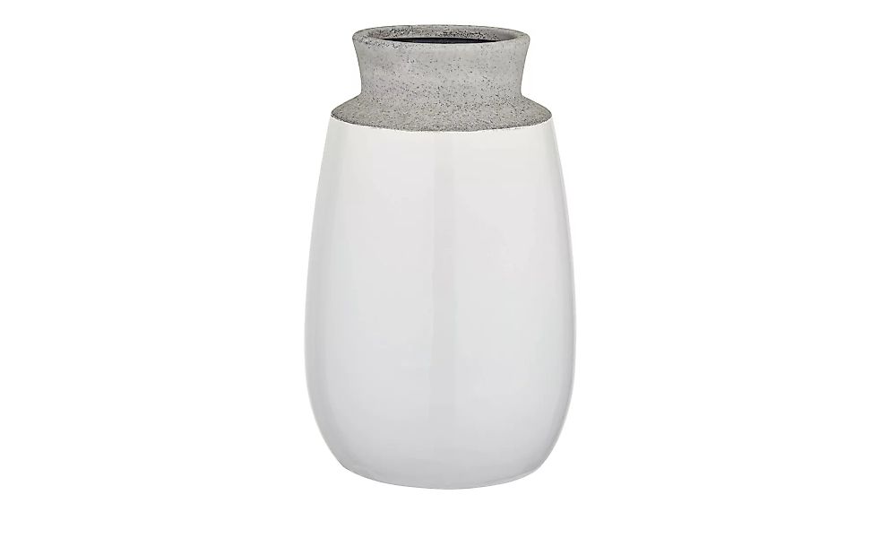 Vase - weiß - Steinzeug - 30 cm - Sconto günstig online kaufen