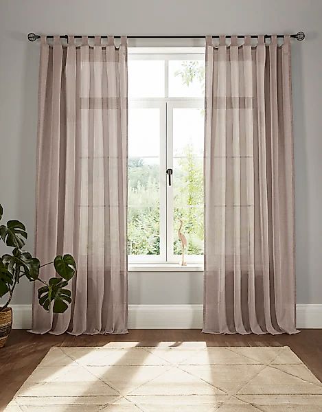 andas Vorhang »Elby 1«, (1 St.), transparent, basic, monochrom, bis 295 cm günstig online kaufen