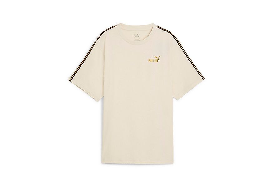 PUMA T-Shirt ESS TAPE MINIMAL GOLD TEE Relaxed Fit, sportlicher Stil, Rundh günstig online kaufen