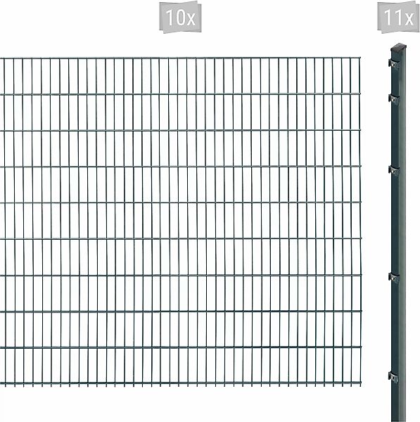 Arvotec Doppelstabmattenzaun "EXCLUSIVE 183 zum Einbetonieren", Zaunhöhe 18 günstig online kaufen