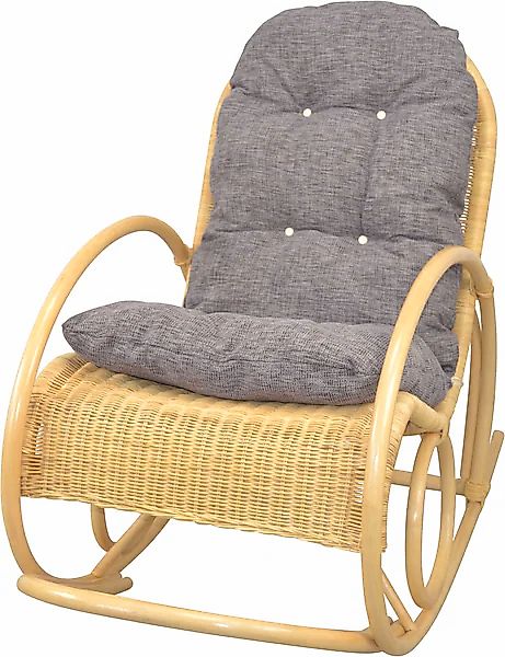 HOFMANN LIVING AND MORE Schaukelsessel, (1 St.), Handgeflochten günstig online kaufen