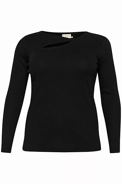 KAFFE Curve Langarmbluse Langarm-Shirt KCcarina Große Größen günstig online kaufen
