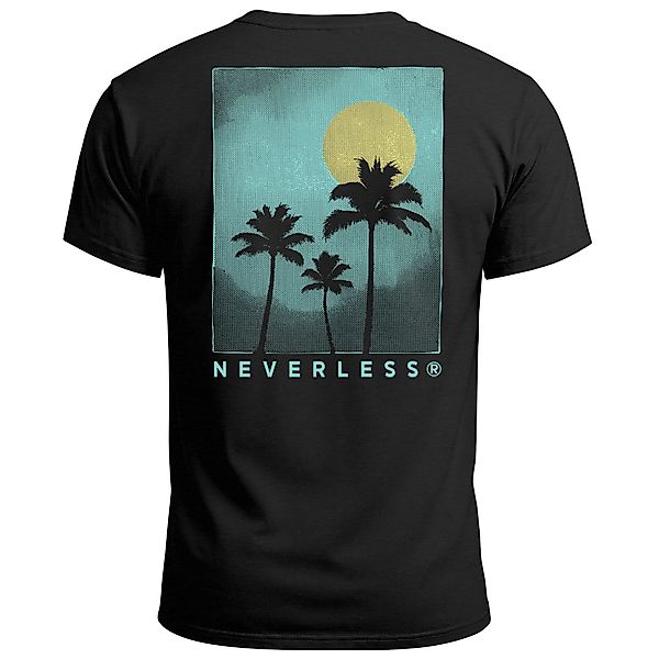 Neverless Print-Shirt Herren T-Shirt Backprint Palmen günstig online kaufen