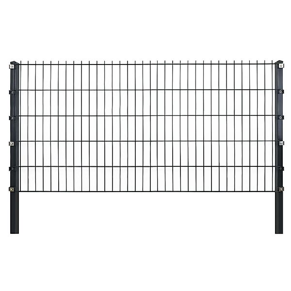 Floordirekt Doppelstabmattenzaun LIMES 80 x 2800 cm Komplettset 14 x Matte günstig online kaufen