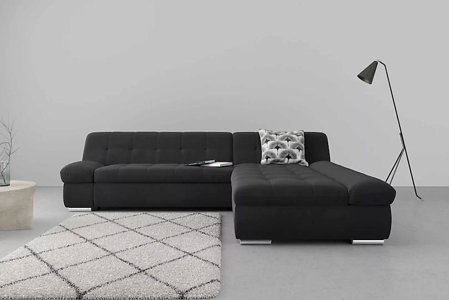 DOMO collection Ecksofa »Mona L-Form«, wahlweise mit Bettfunktion günstig online kaufen