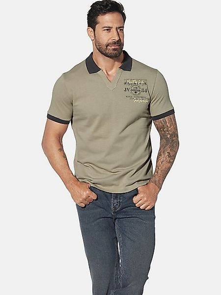 Jan Vanderstorm Poloshirt VOLKUR mit Waffelstruktur günstig online kaufen