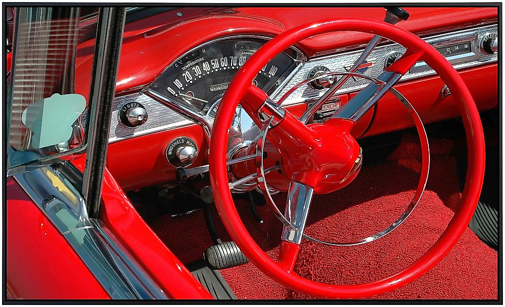 Papermoon Infrarotheizung »Rotes Auto«, sehr angenehme Strahlungswärme günstig online kaufen