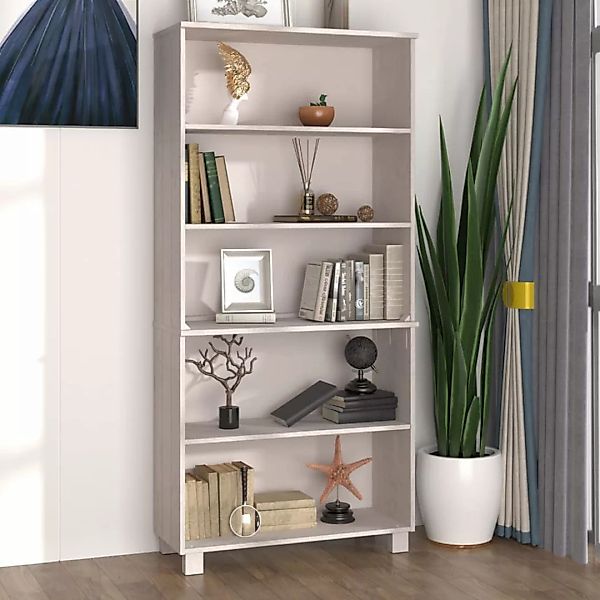 Vidaxl Highboard Massivholz Kiefer Weiß günstig online kaufen