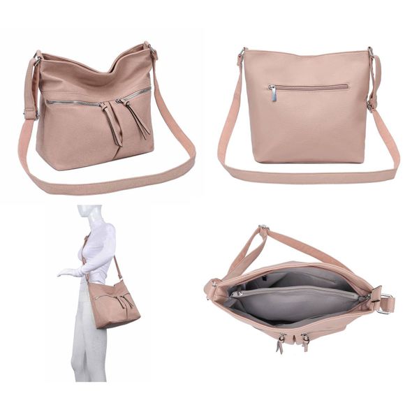 ITALYSHOP24 Schultertasche Damen Tasche Shopper Umhängetasche günstig online kaufen