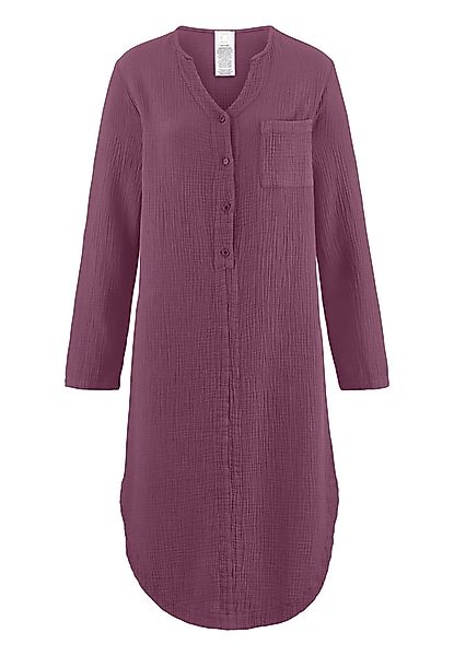 Hessnatur Nachthemd Musselin Relaxed PURE NATURE günstig online kaufen