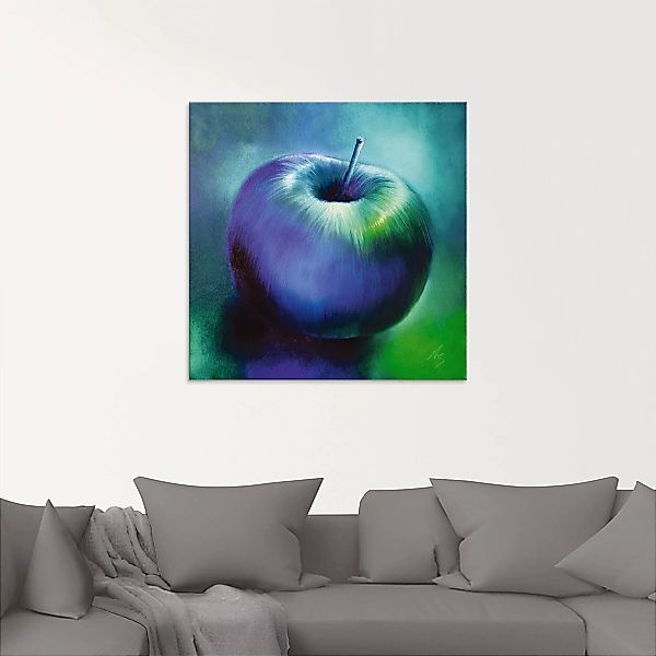 Artland Glasbild »Der blaue Apfel«, Arrangements, (1 St.) günstig online kaufen