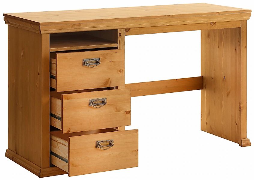 OTTO home Schreibtisch "Konrad" aus zertifiziertem Massivholz, mit Schublad günstig online kaufen