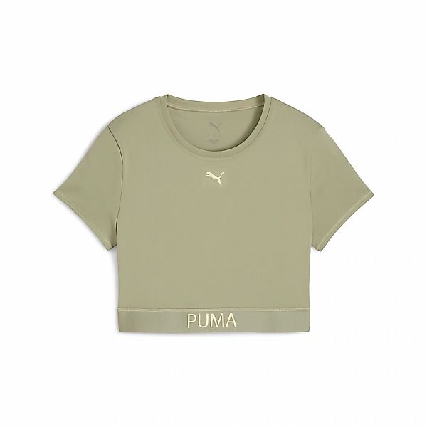 PUMA Trainingsshirt "W STRONG TEE - SHORT" Regular Fit, Rundhalsausschnitt, günstig online kaufen