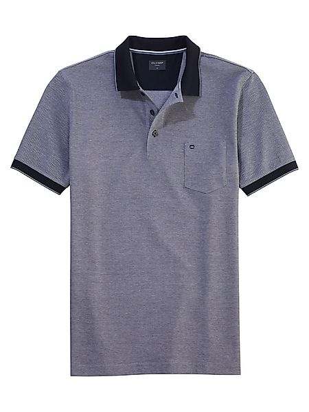 OLYMP Poloshirt Casual Two-Tone Piqué, Seitenschlitzen günstig online kaufen