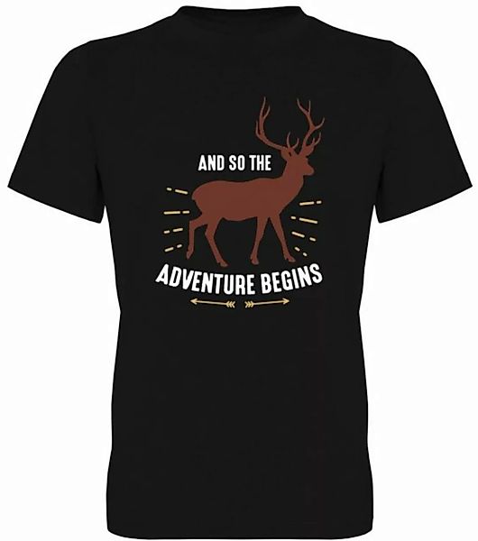 G-graphics T-Shirt And so the Adventure begins Herren T-Shirt, mit trendige günstig online kaufen