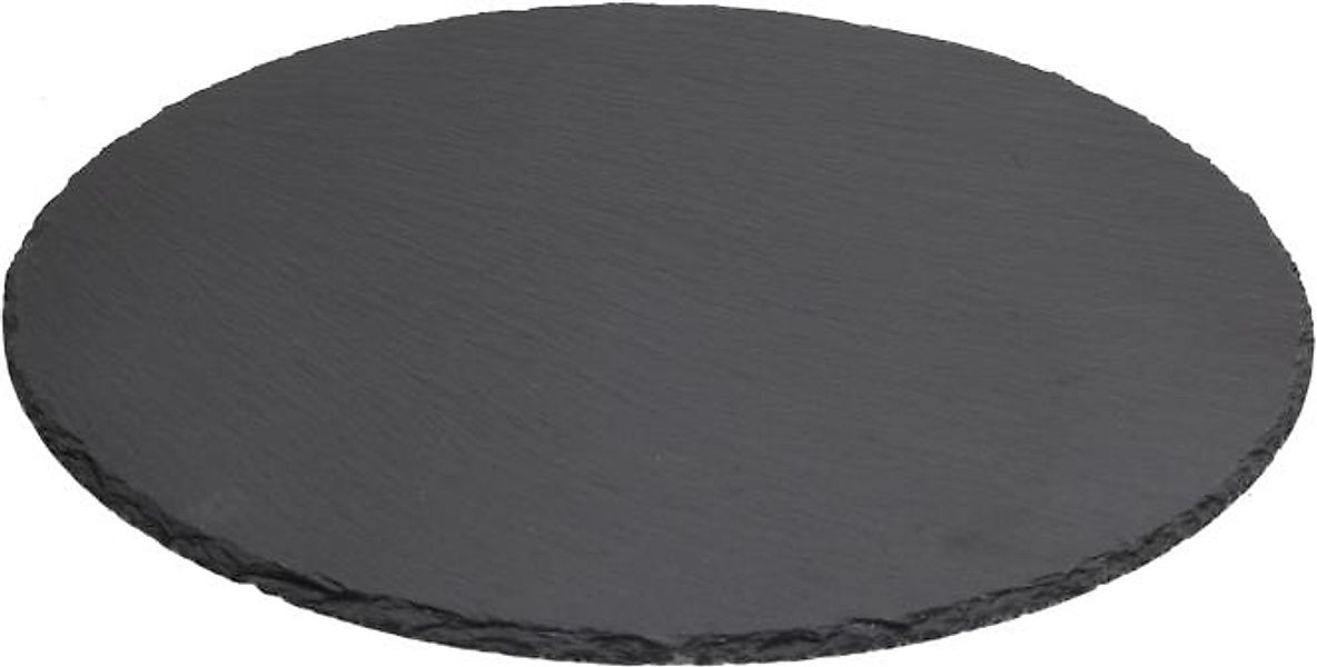 TABLETT Servierplatte Tischset Platzset Durchmesser ca. 30 cm Schiefer Dunk günstig online kaufen