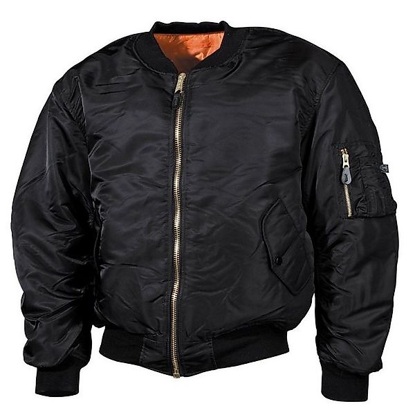 MFH Outdoorjacke US Pilotenjacke MA1, schwarz, große Größen 4XL günstig online kaufen