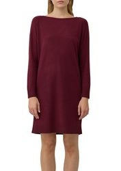 s.Oliver Strickkleid mit U-Boot-Ausschnitt günstig online kaufen