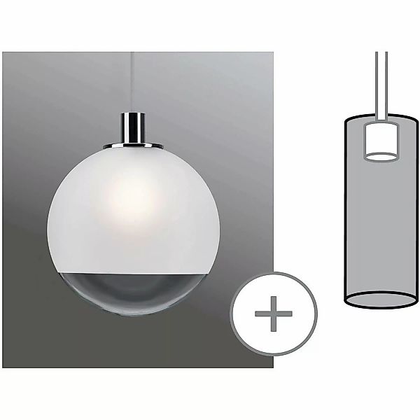Paulmann "URail Schirm 2Easy Alari 300mm Satin/Klar" günstig online kaufen