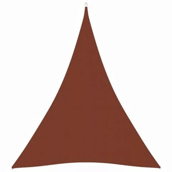 vidaXL Sonnensegel Oxford-Gewebe Dreieckig 5x7x7 m Terracotta-Rot Sonnenseg günstig online kaufen