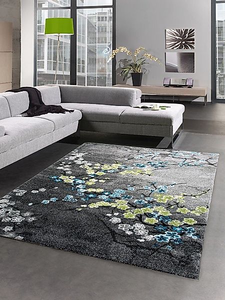 Carpetia Teppich Designer Teppich Kurzflor Wohnzimmerteppich günstig online kaufen